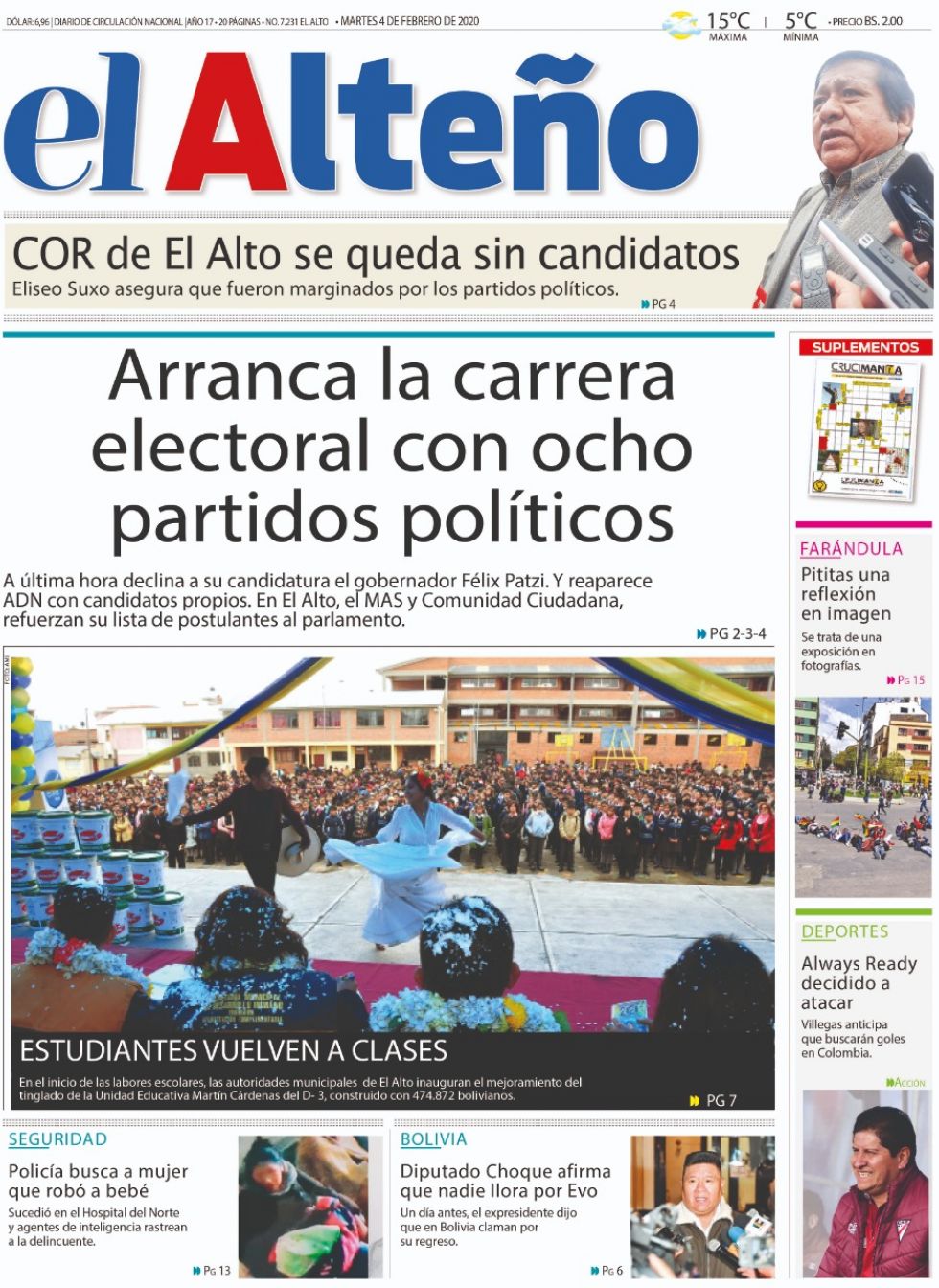 El Alteño, El Alto.