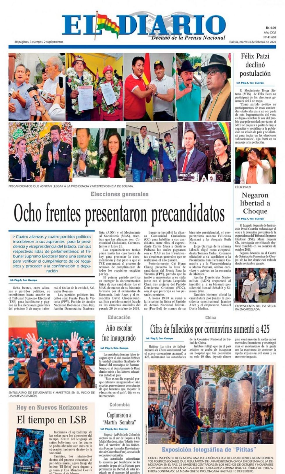El Diario, La Paz.