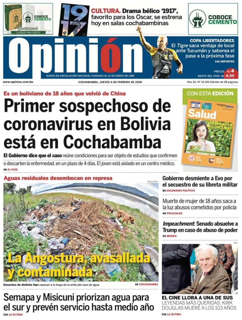 Opinión, Cochabamba.