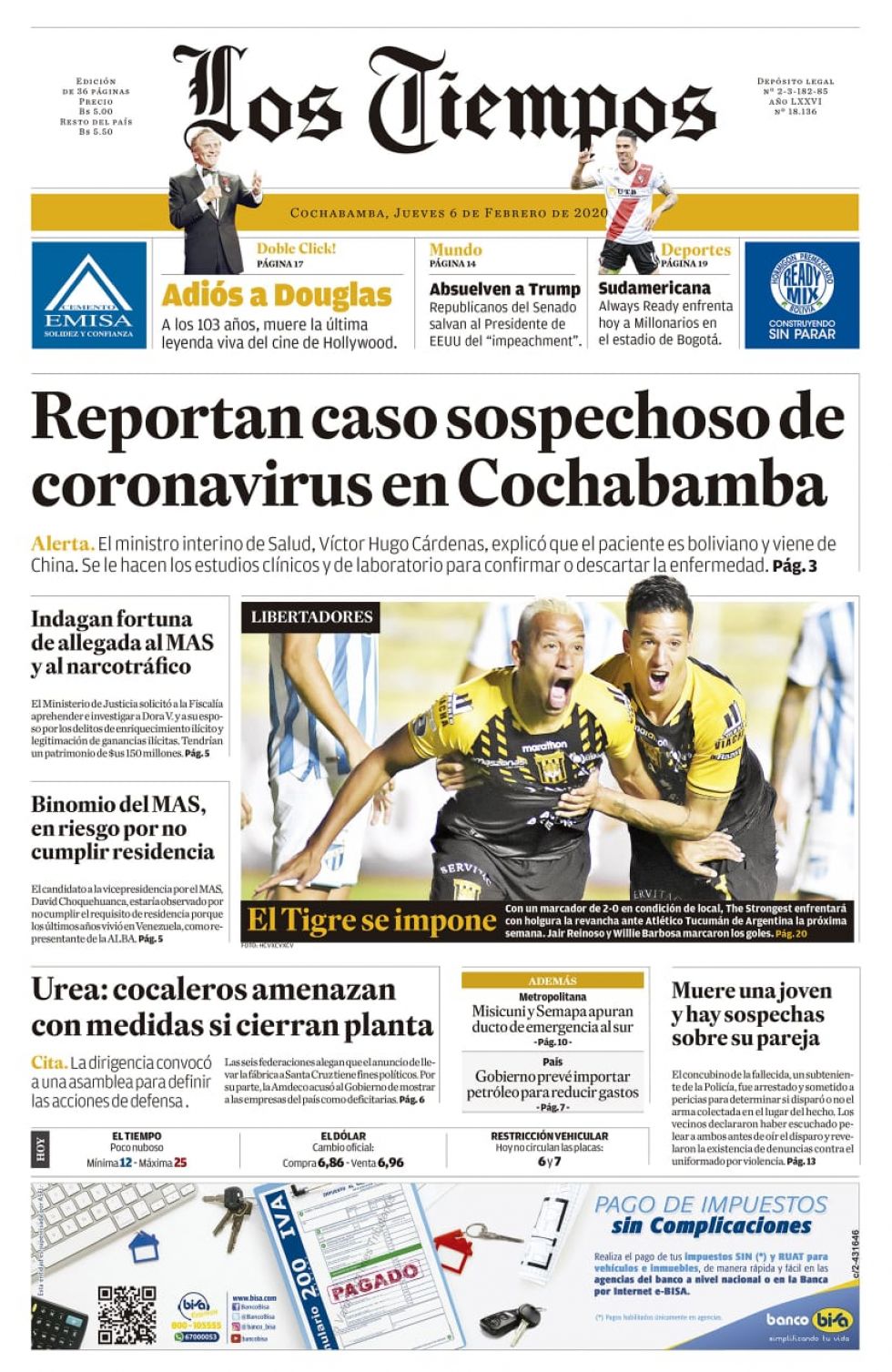 Los Tiempos, Cochabamba.