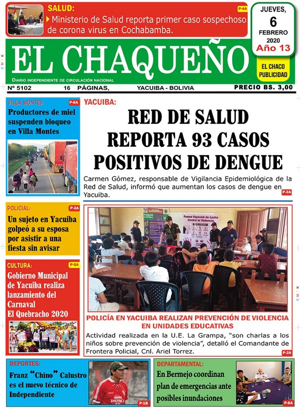 El Chaqueño, Tarija.