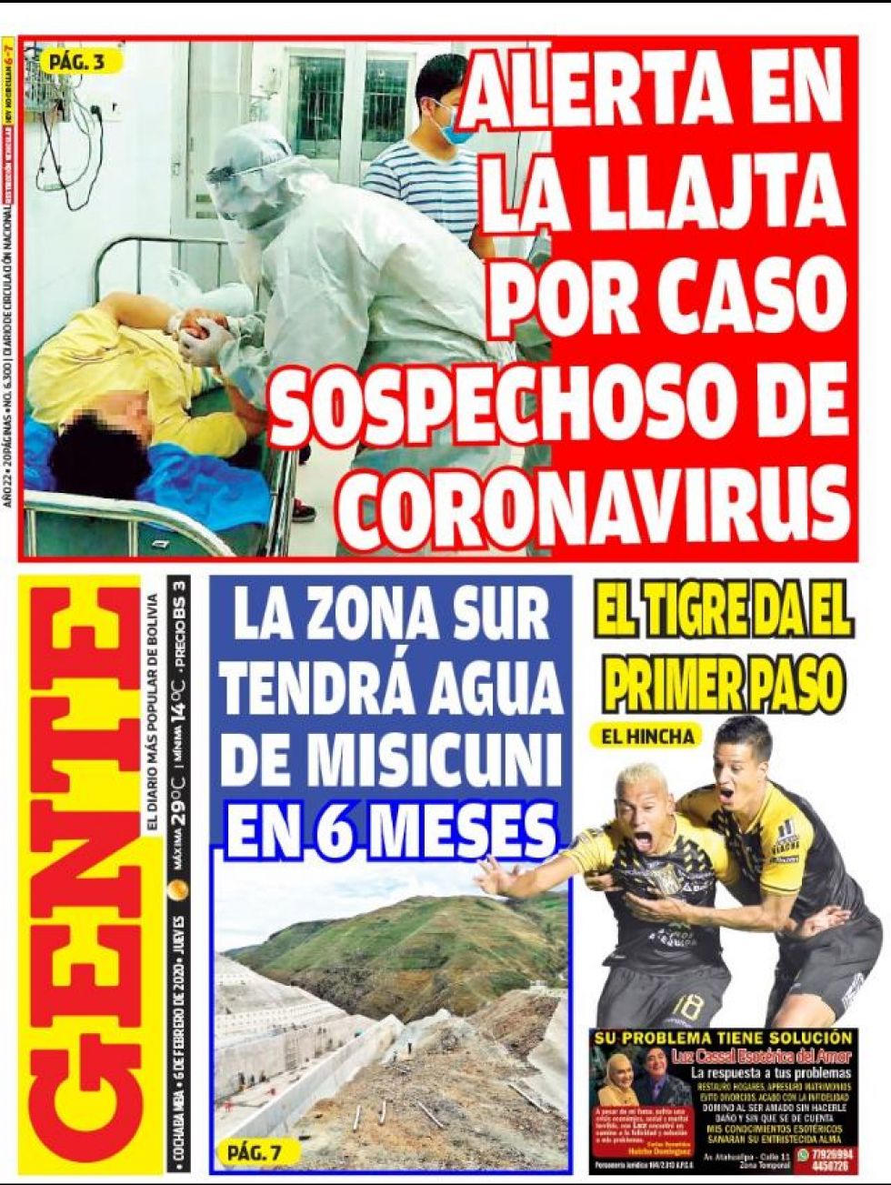 Gente, Cochabamba.