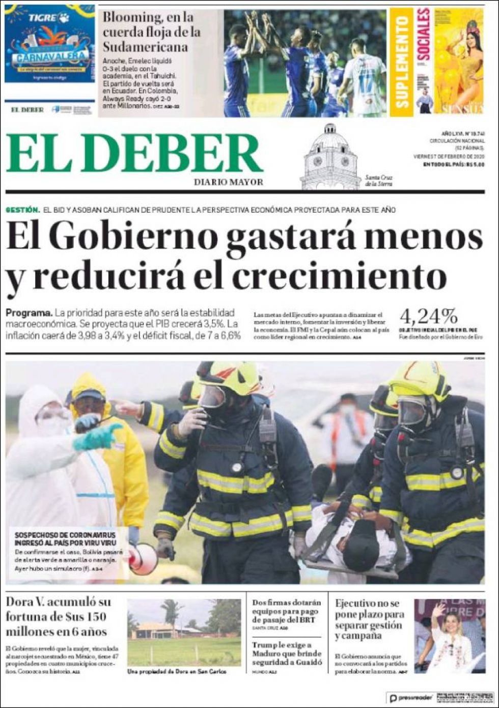 El Deber, Santa Cruz.