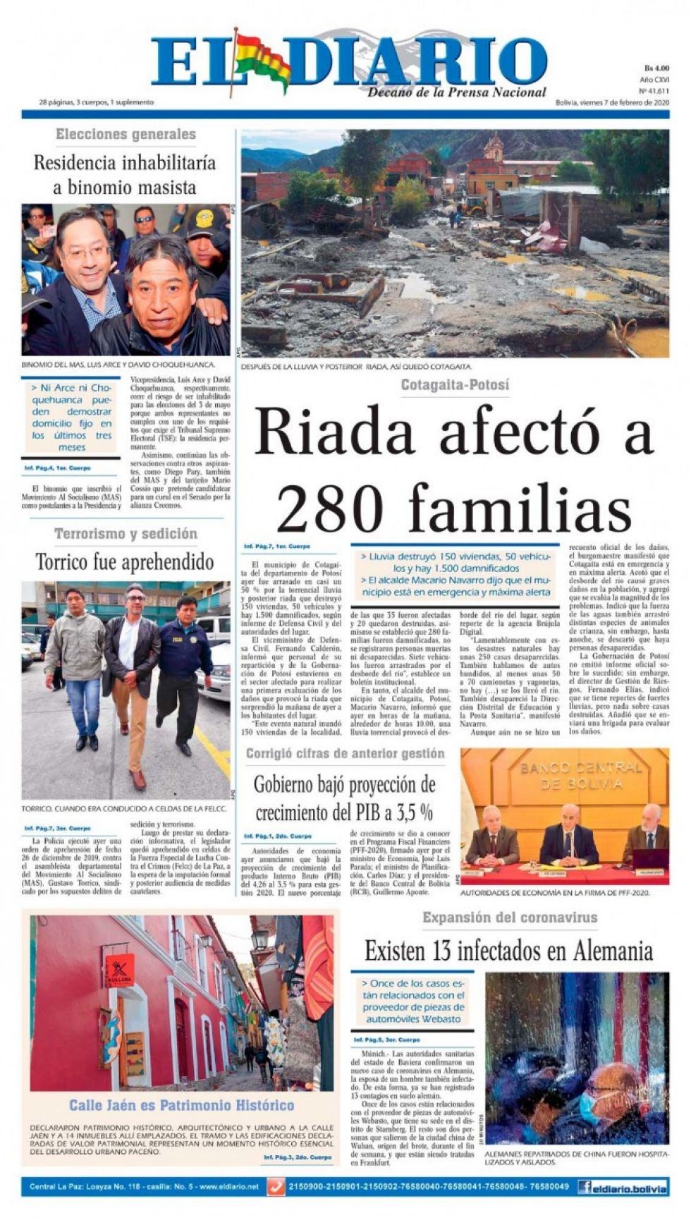 El Diario, La Paz.