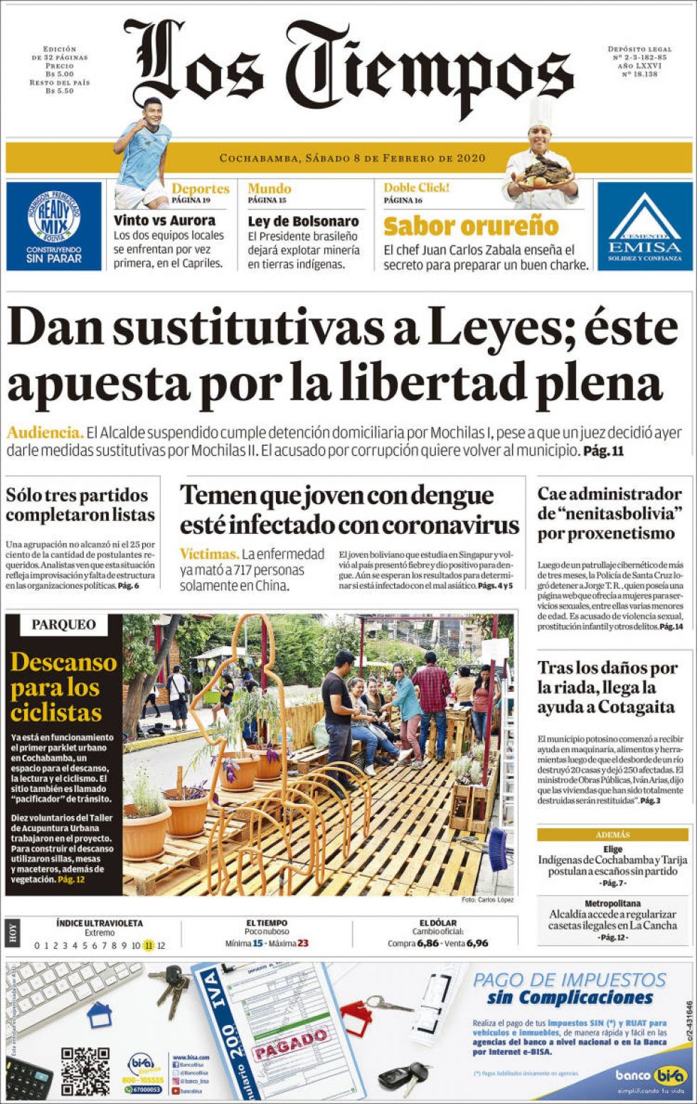Los Tiempos, Cochabamba.