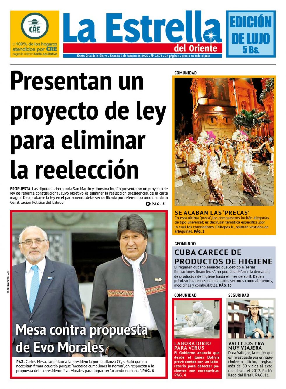La Estrella del Oriente, Santa Cruz.