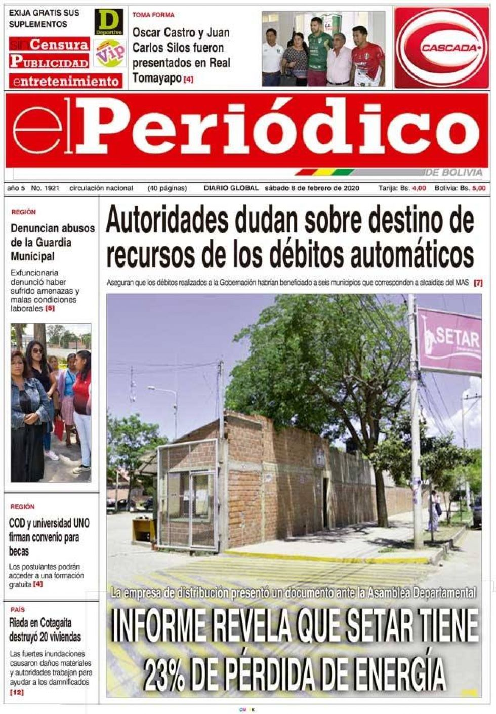 El Periódico, Tarija.