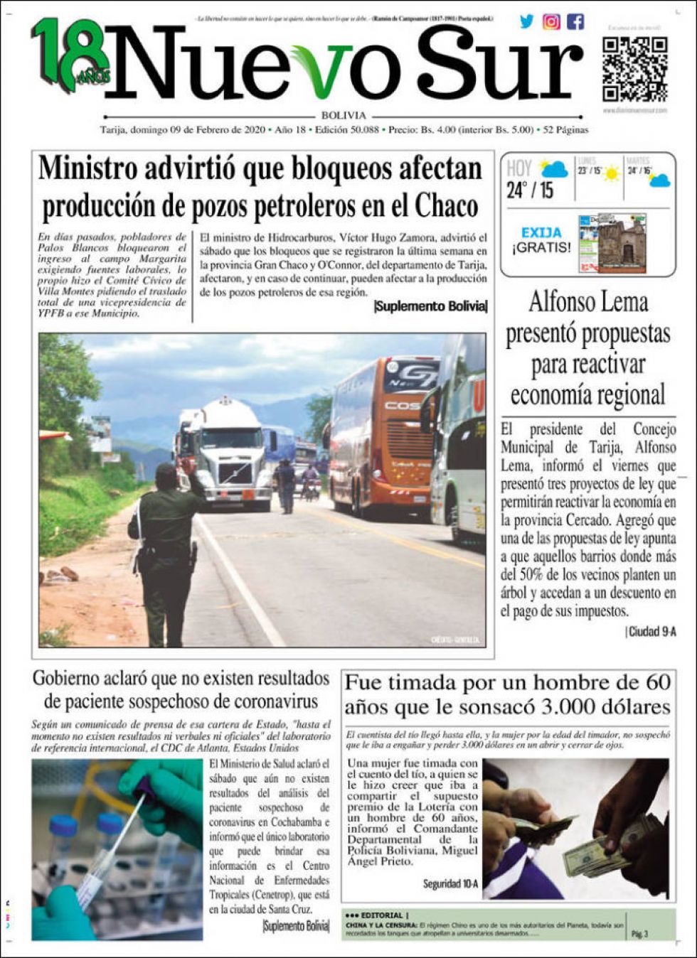 Nuevo Sur, Tarija.