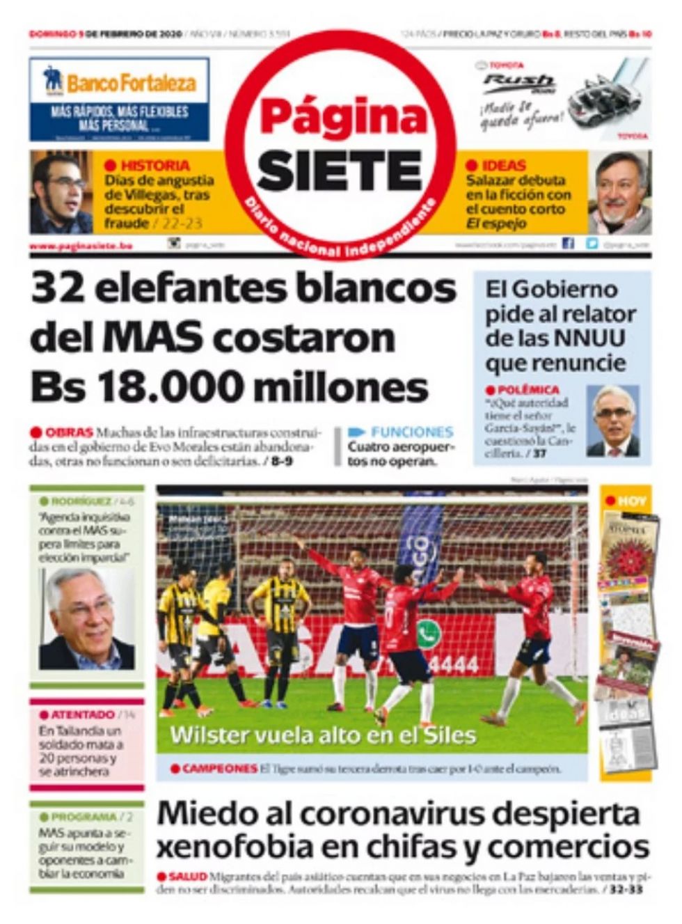 Página Siete, La Paz.