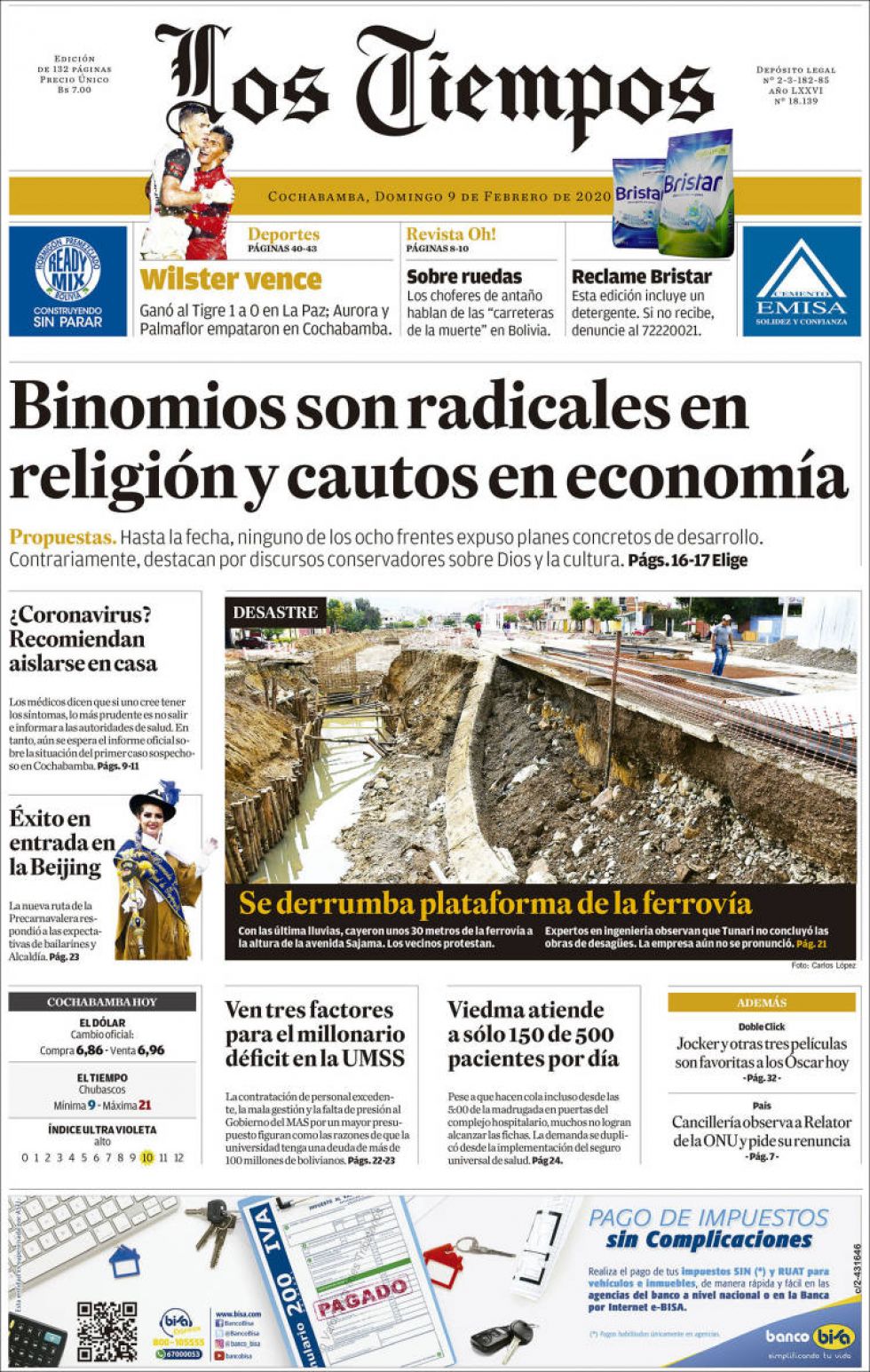 Los Tiempos, Cochabamba.