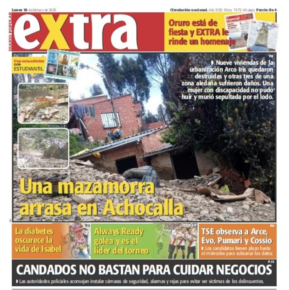 Extra, La Paz.