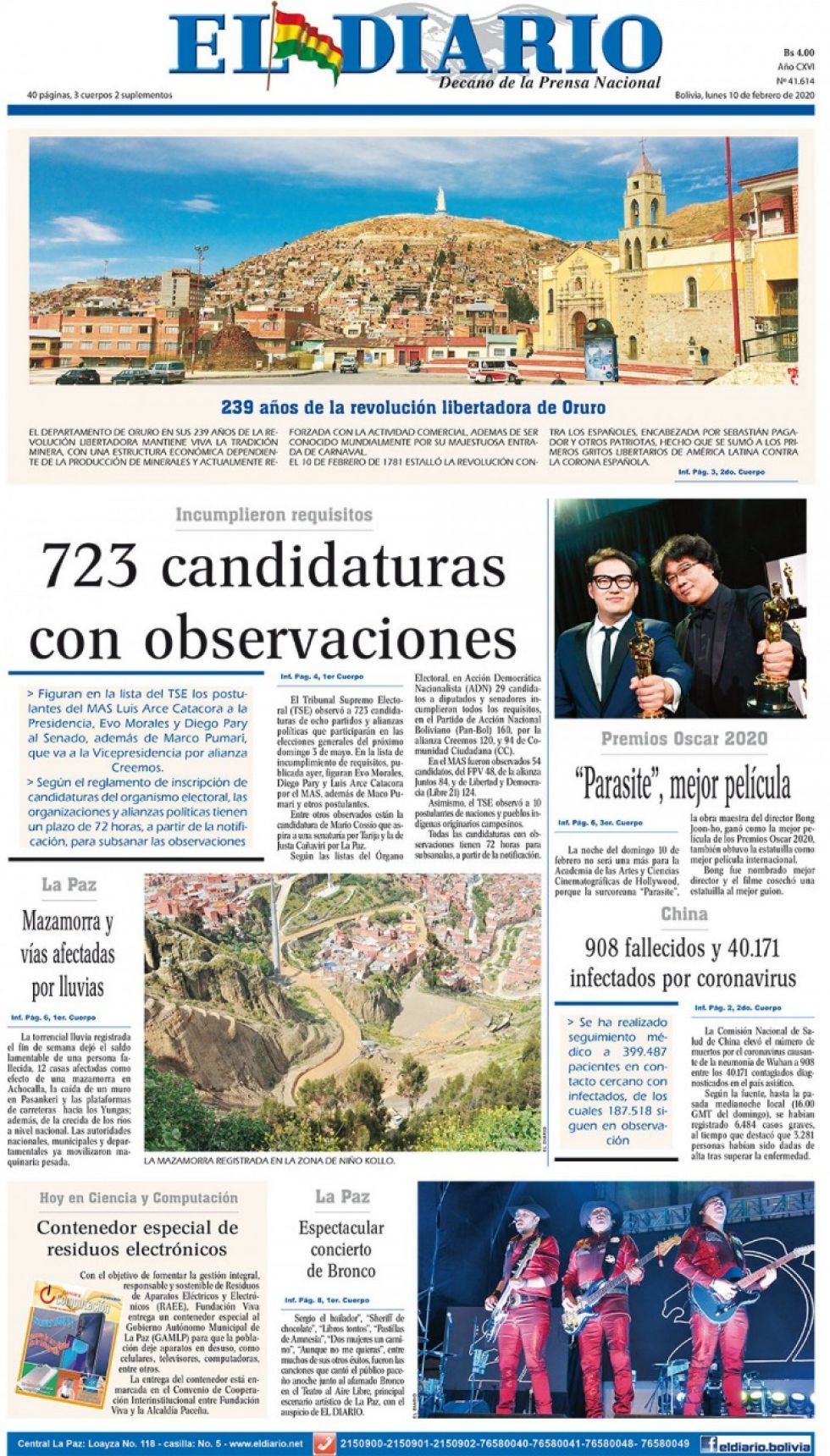 El Diario, La Paz.