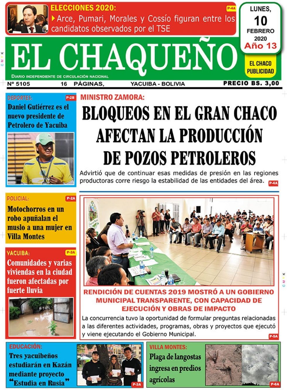 El Chaqueño, Tarija.