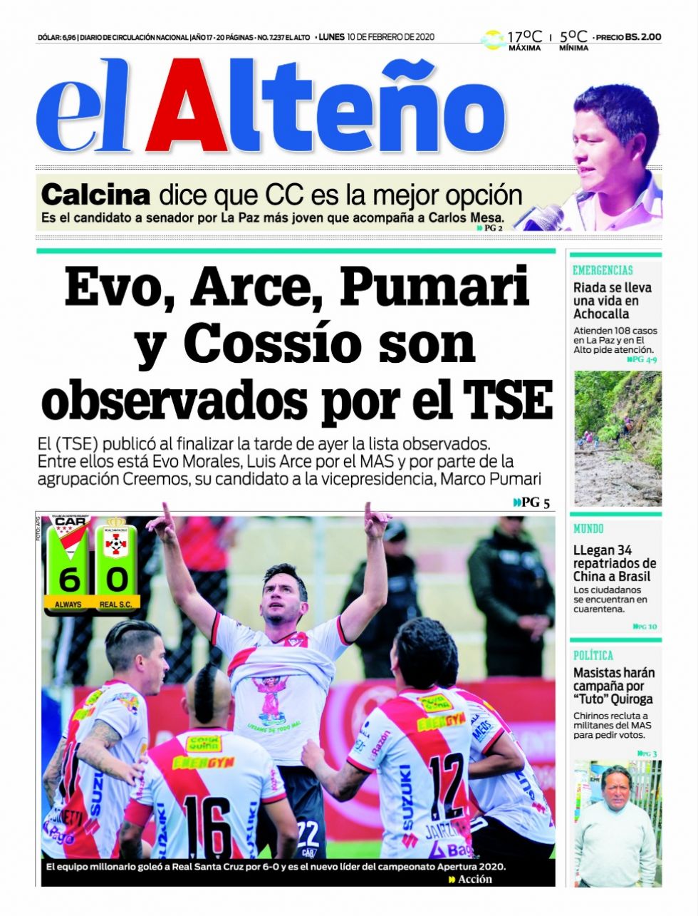 El Alteño, El Alto.