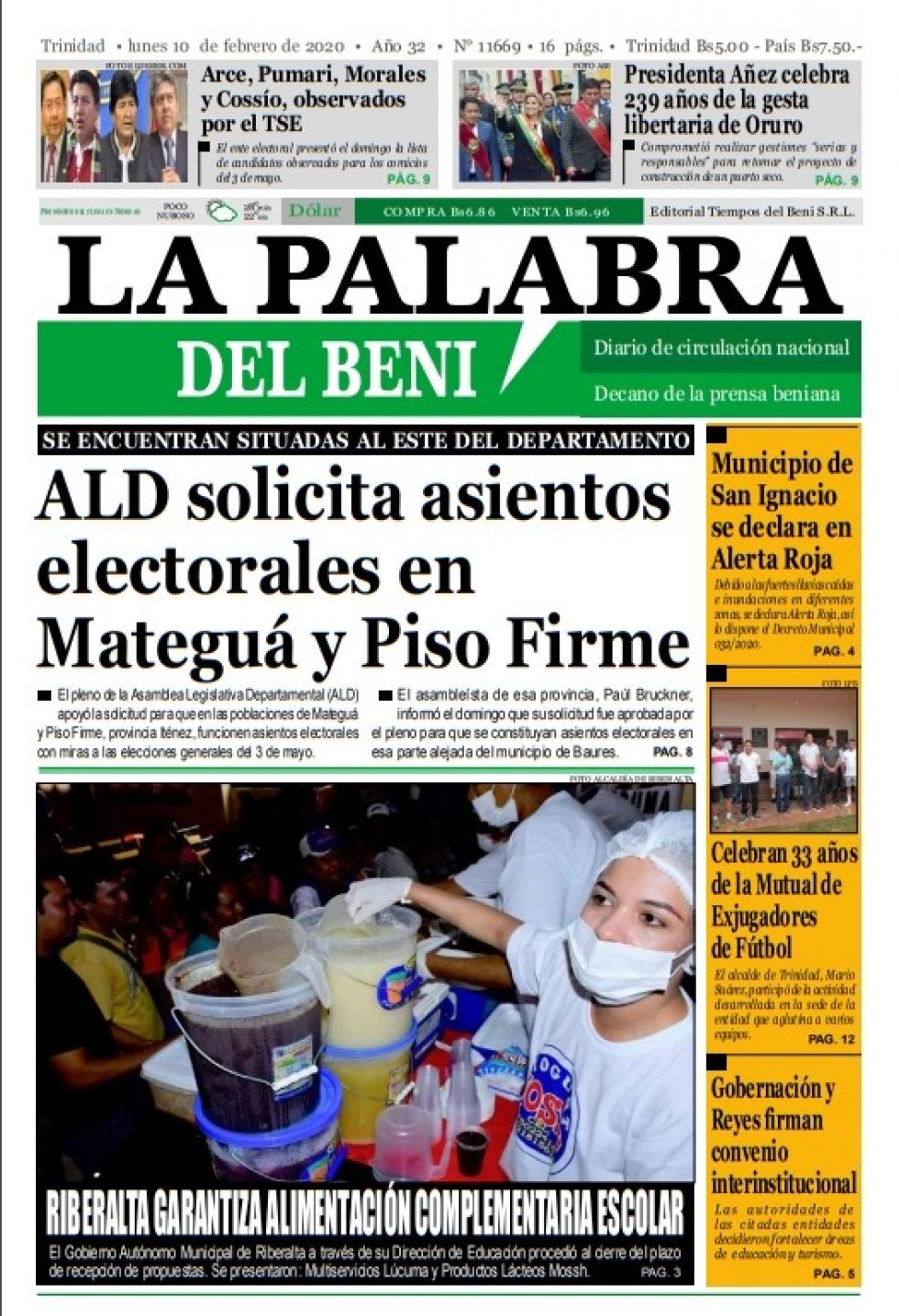 La Palabra del Beni.