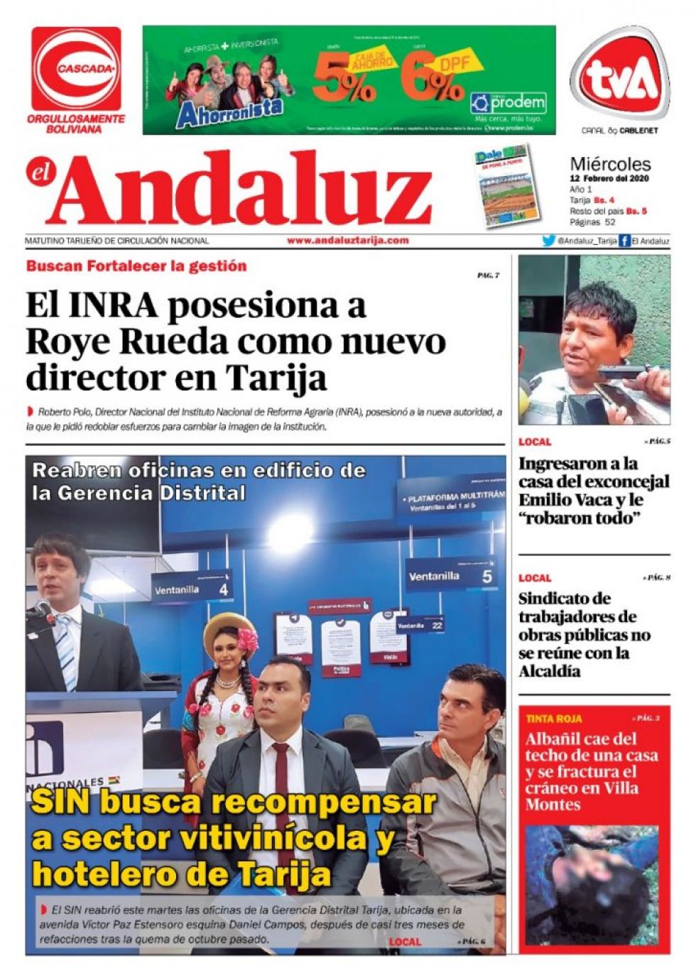 El Andaluz, Tarija.