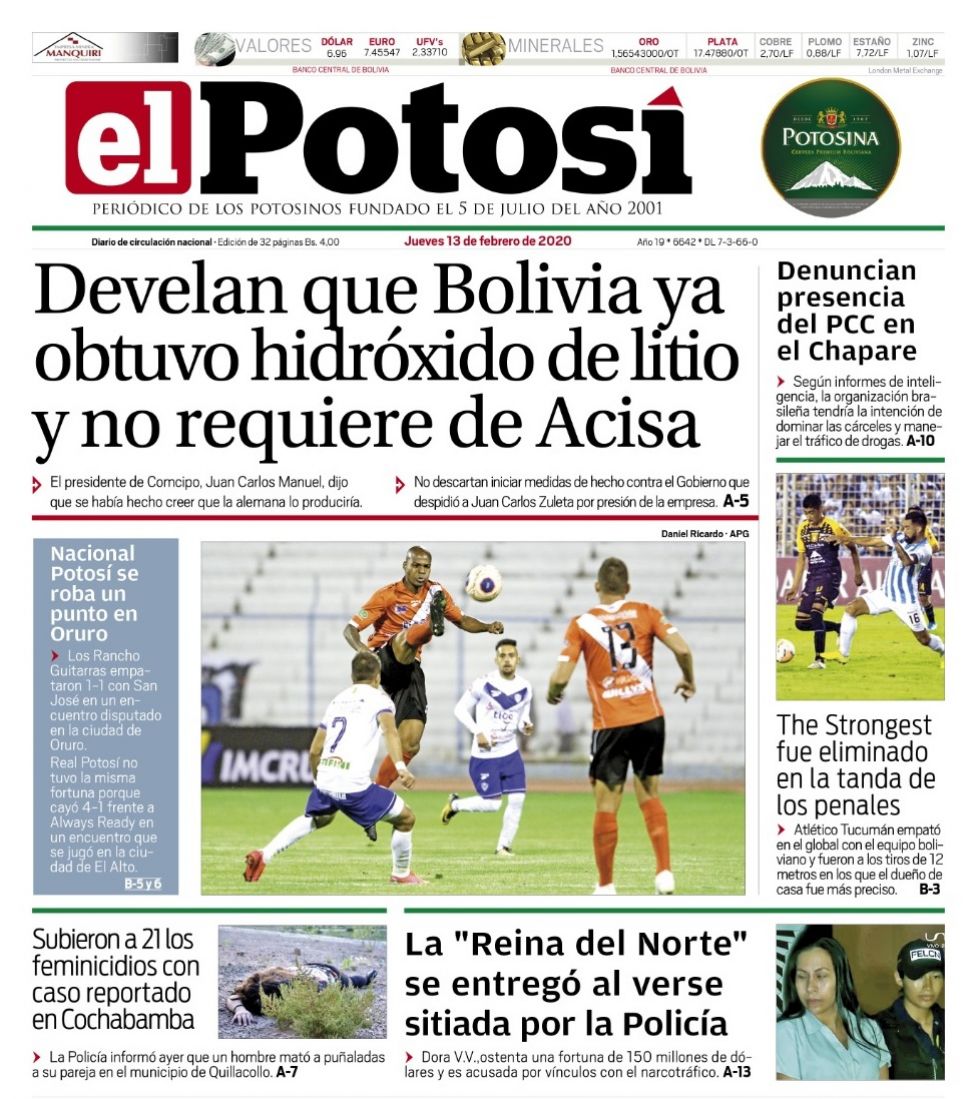 El Potosí.