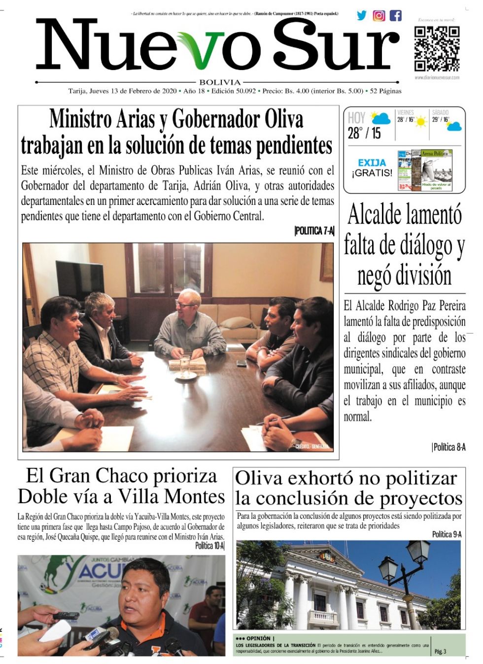 Nuevo Sur, Tarija.