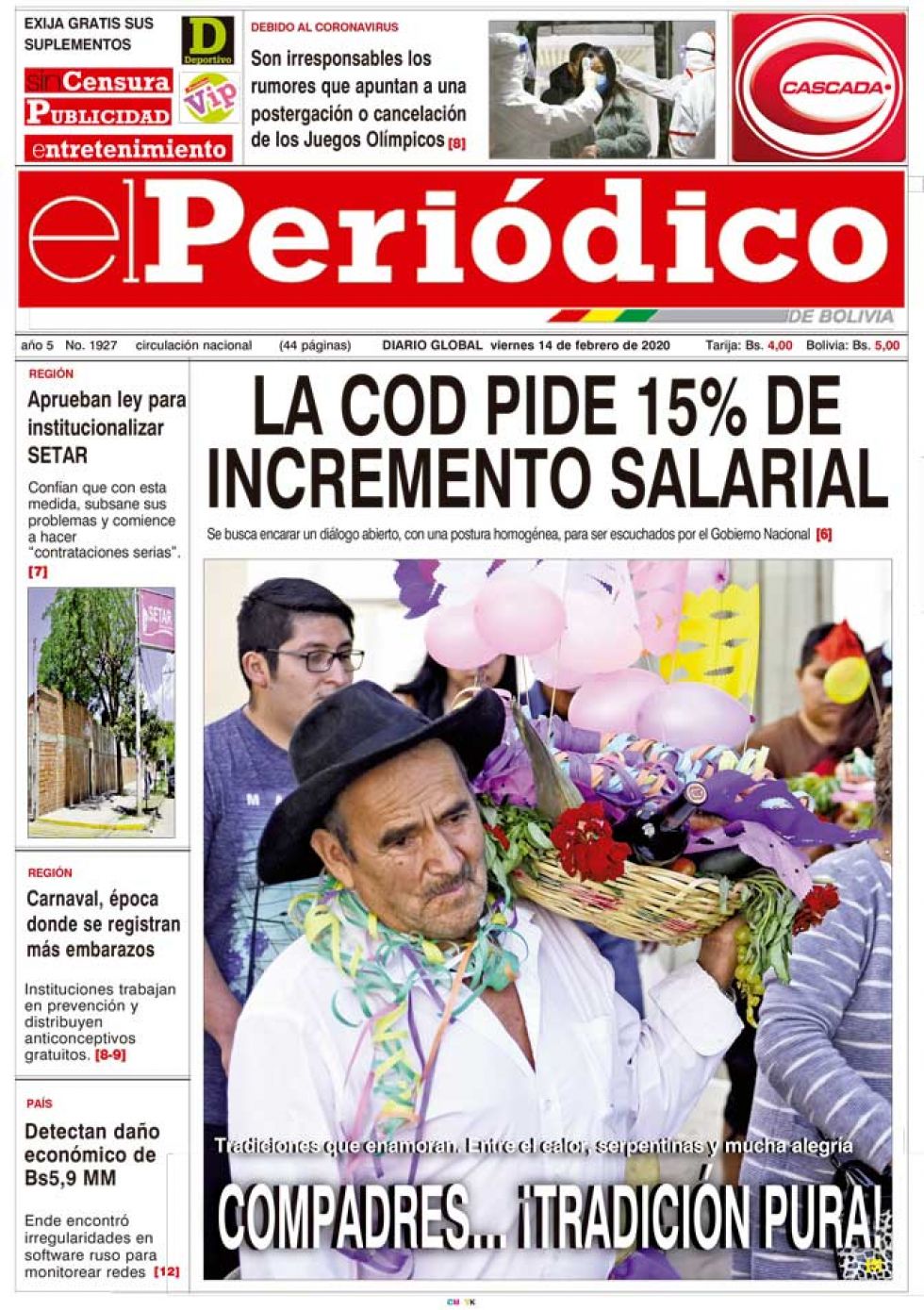 El Periódico, Tarija.