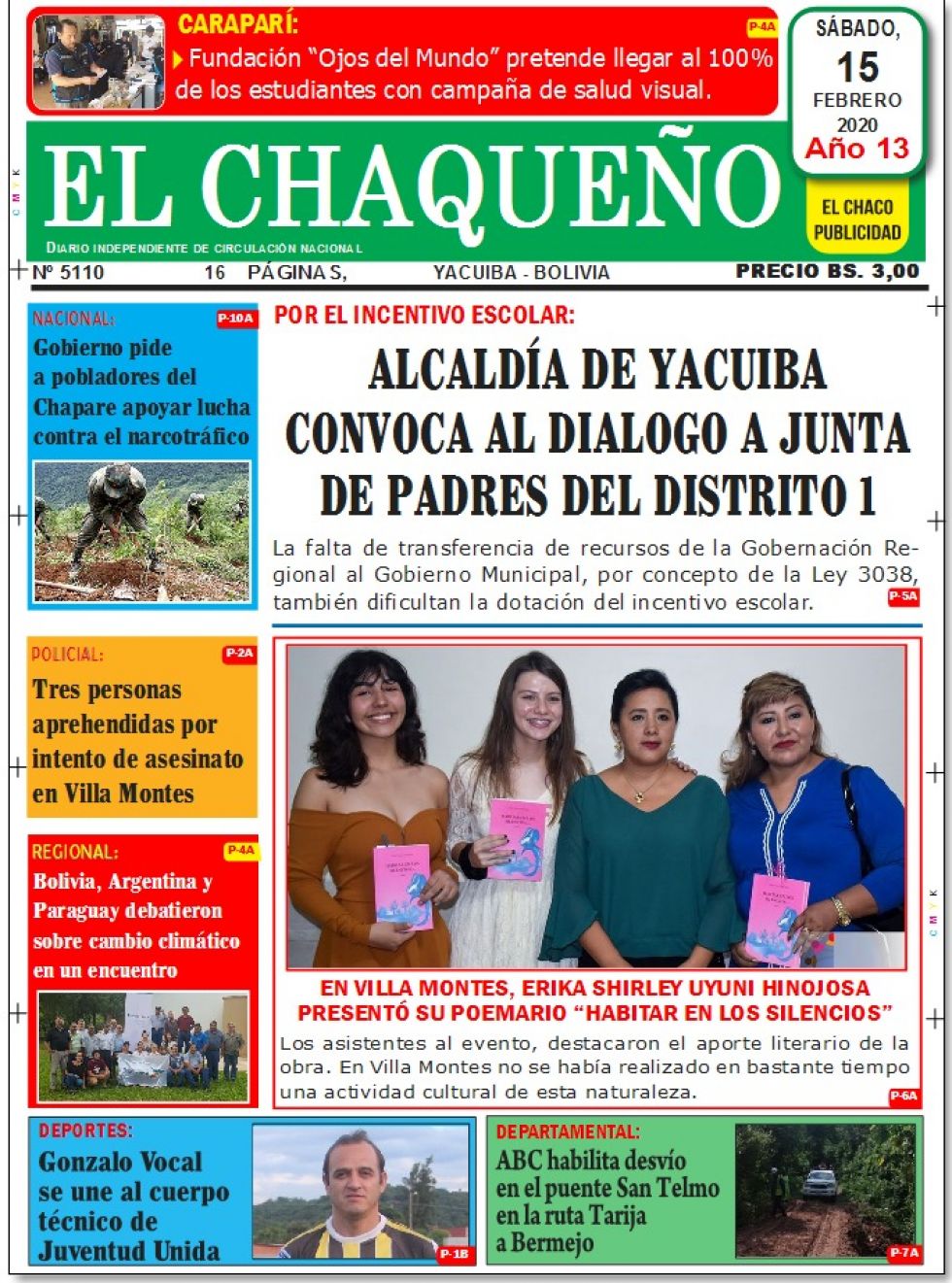 El Chaqueño, Tarija.