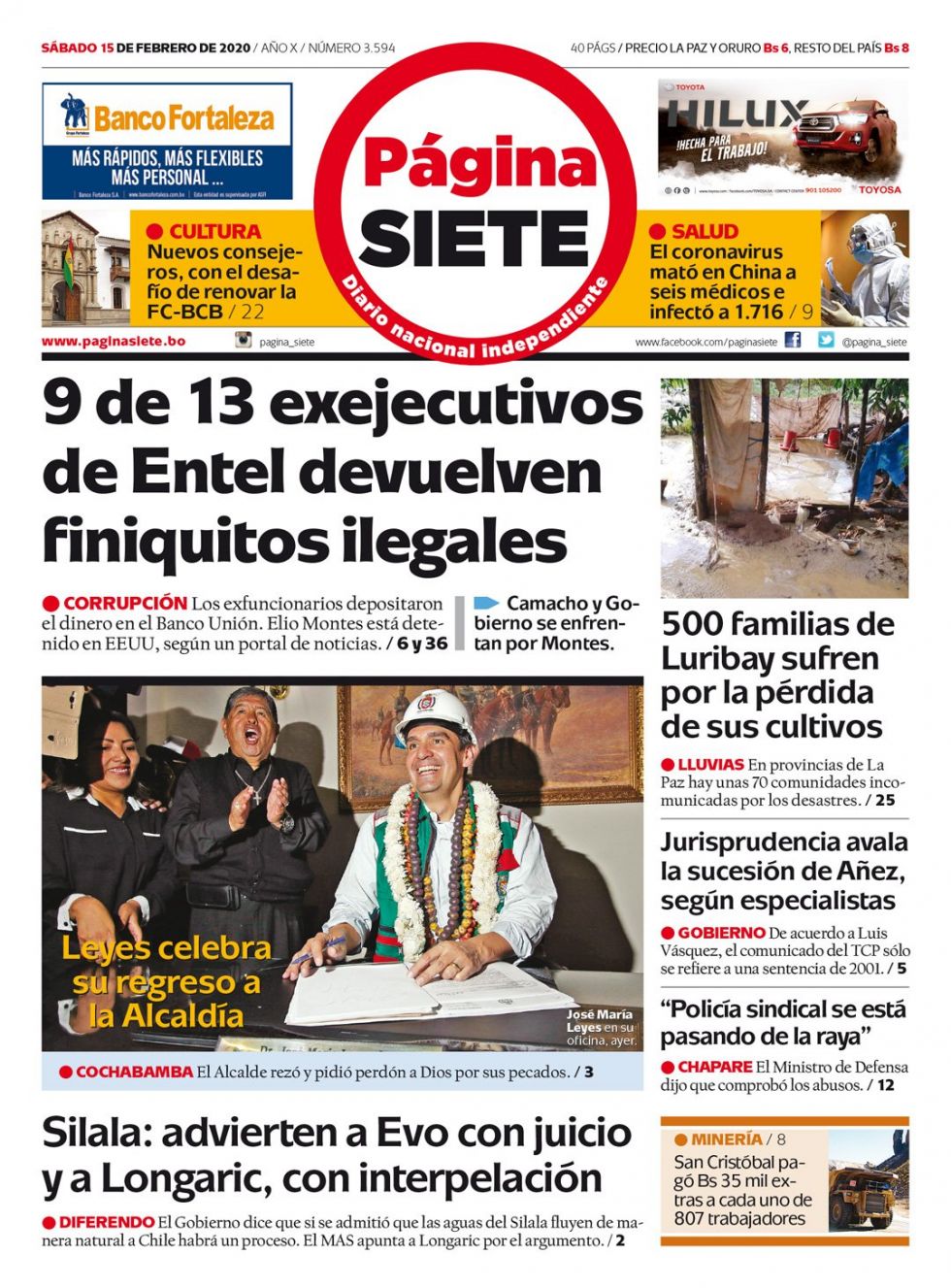 Página Siete, La Paz.