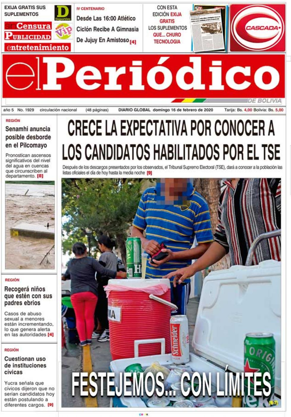 El Periódico, Tarija.