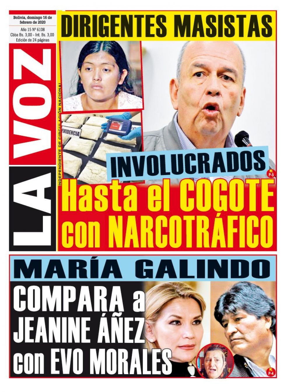 La Voz, Cochabamba.