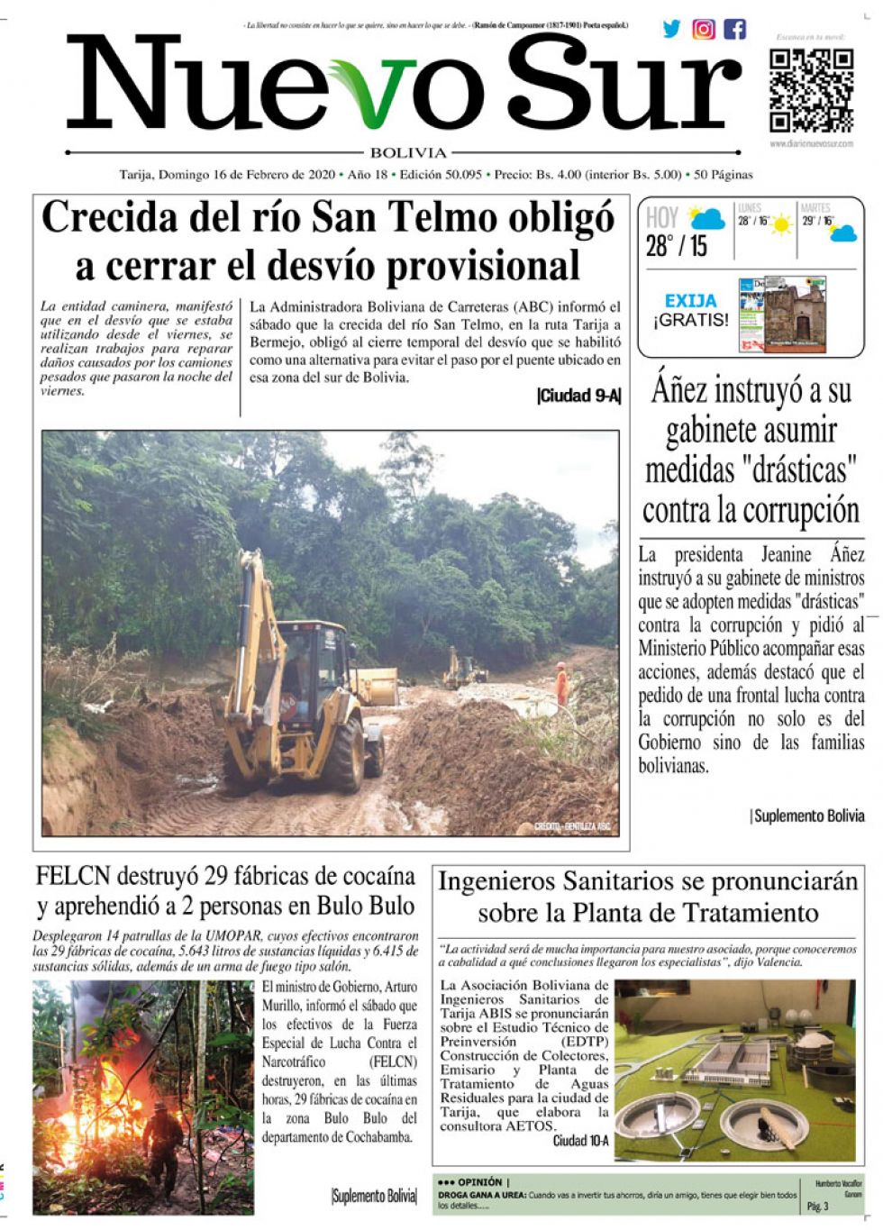 Nuevo Sur, Tarija.