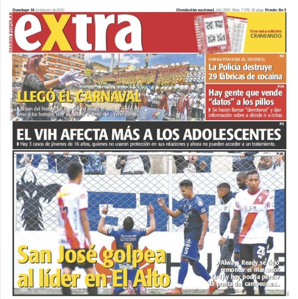 Extra, La Paz.