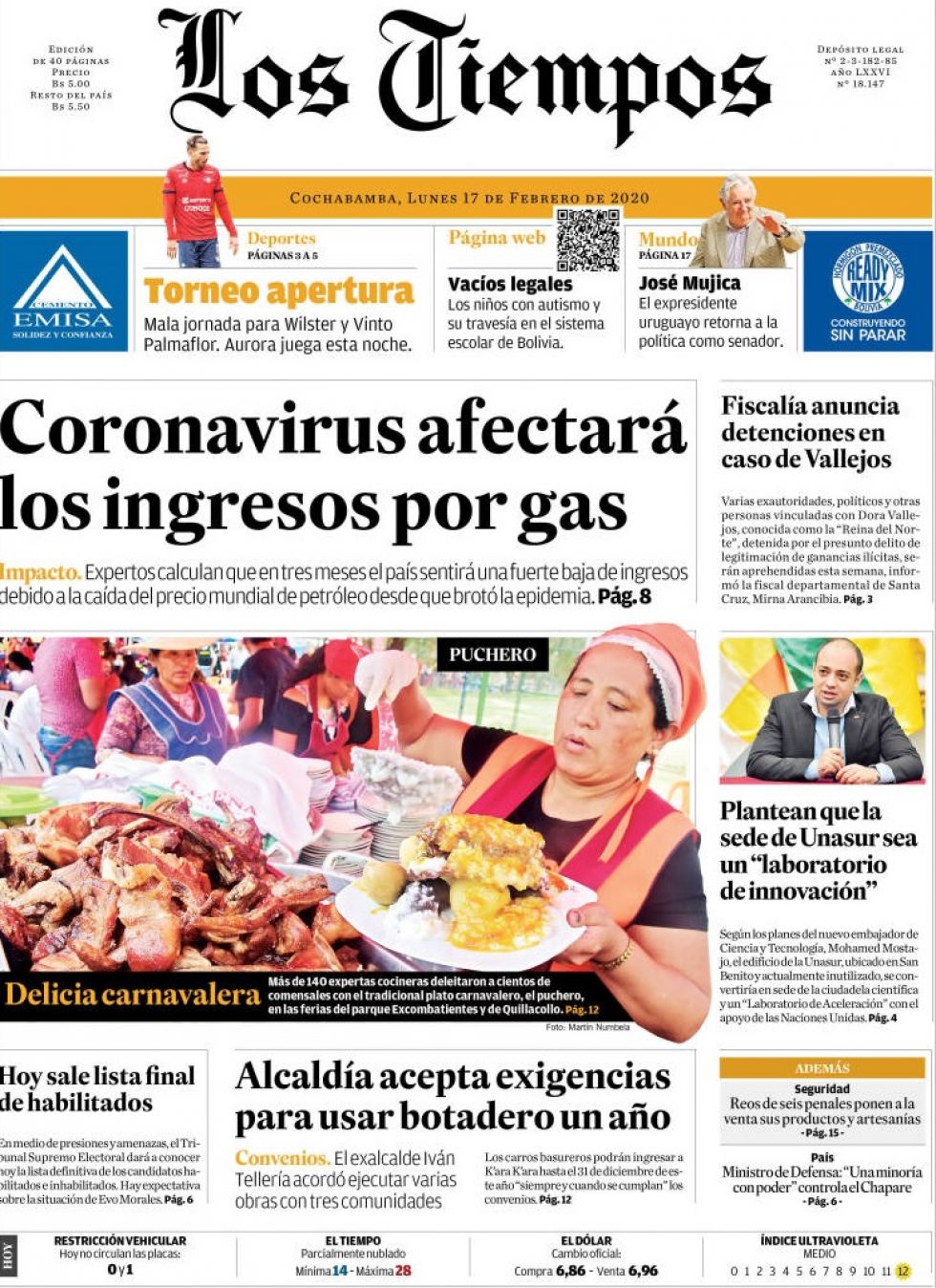 Los Tiempos, Cochabamba.