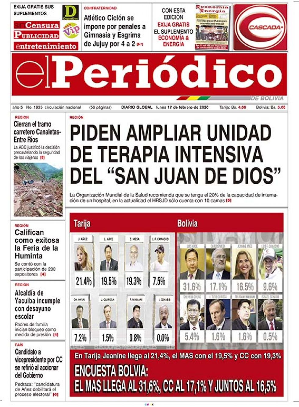 El Periódico, Tarija.