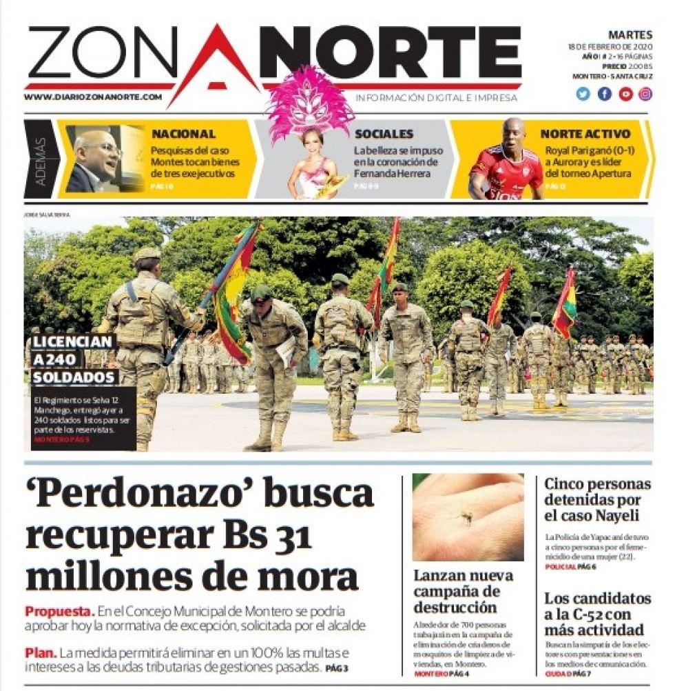 Zona Norte, de Santa Cruz.