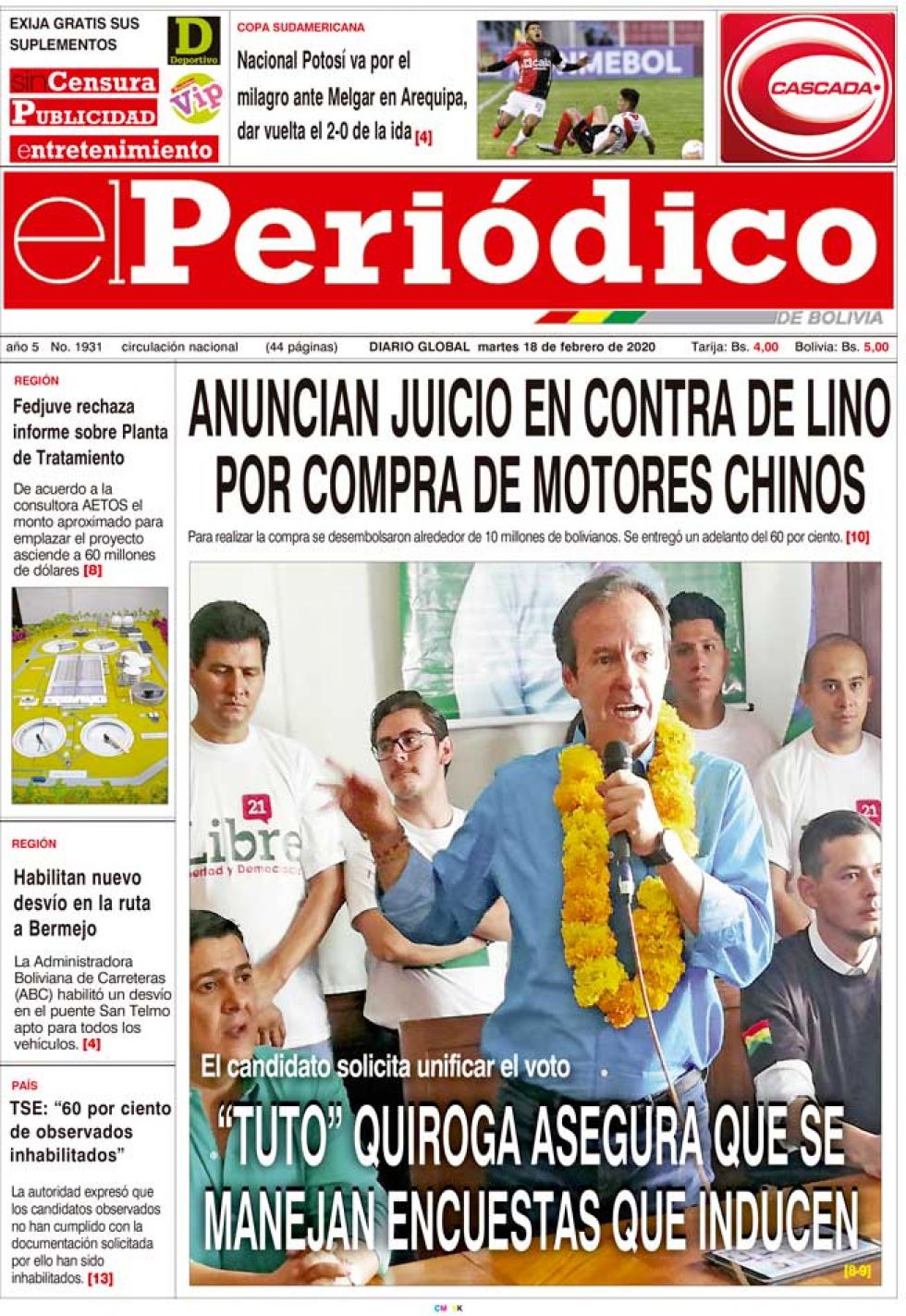 El Periódico, Tarija.