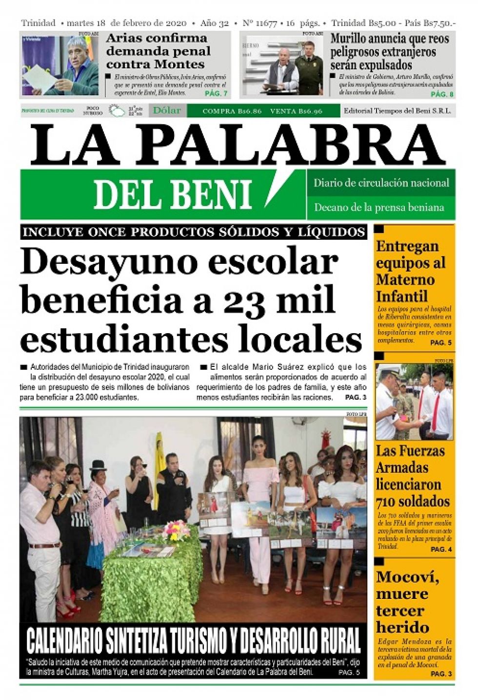 La Palabra, del Beni.
