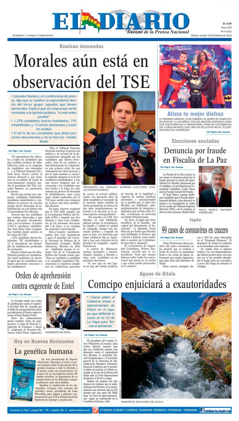 El Diario, La Paz.