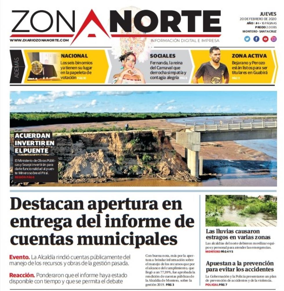 Zona Norte, de Santa Cruz.