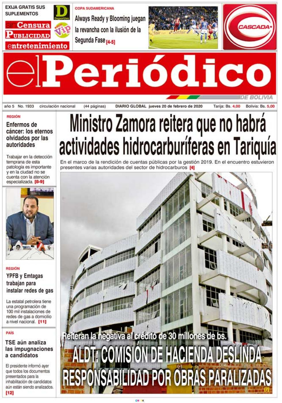 El Periódico, Tarija.