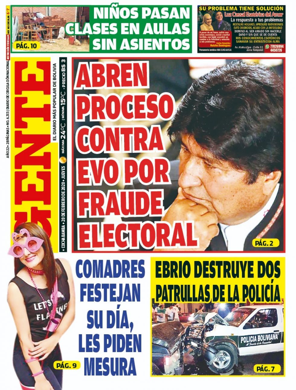 Gente, Cochabamba.