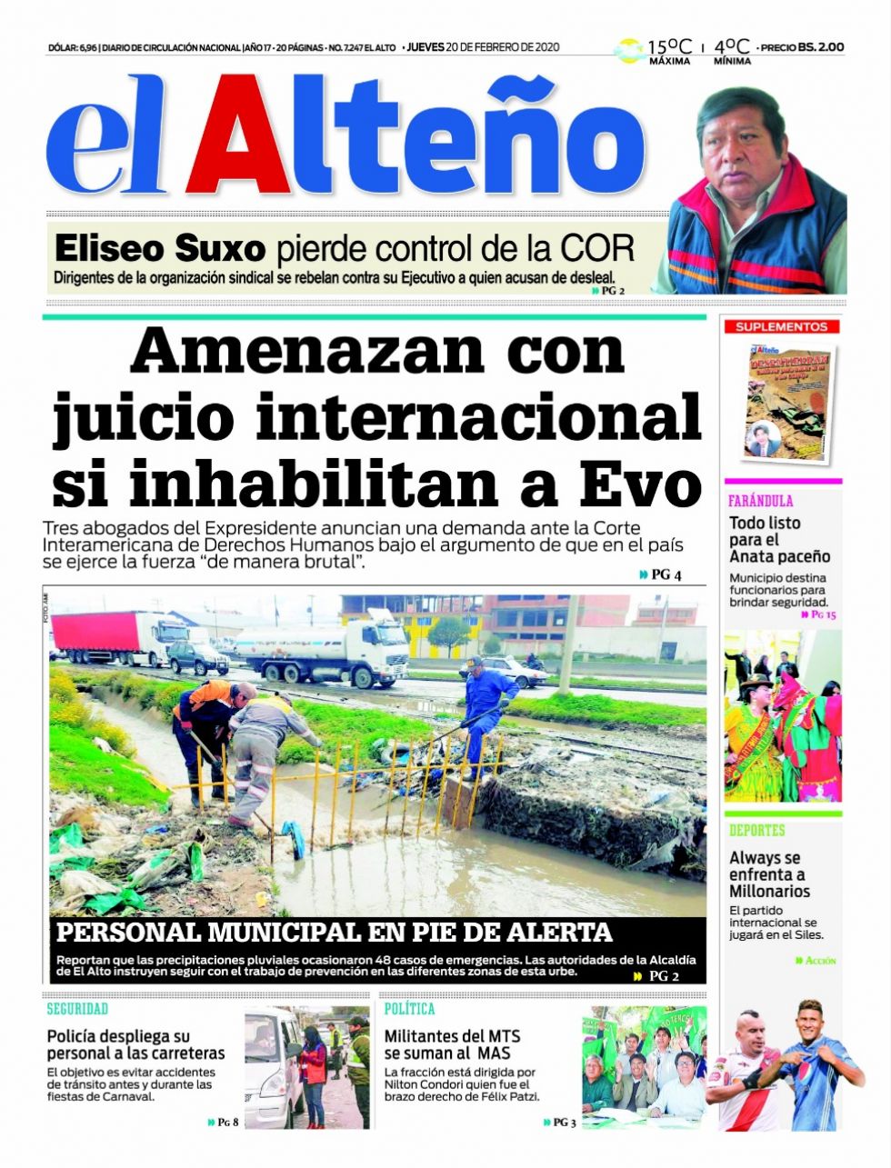 El Alteño, El Alto.