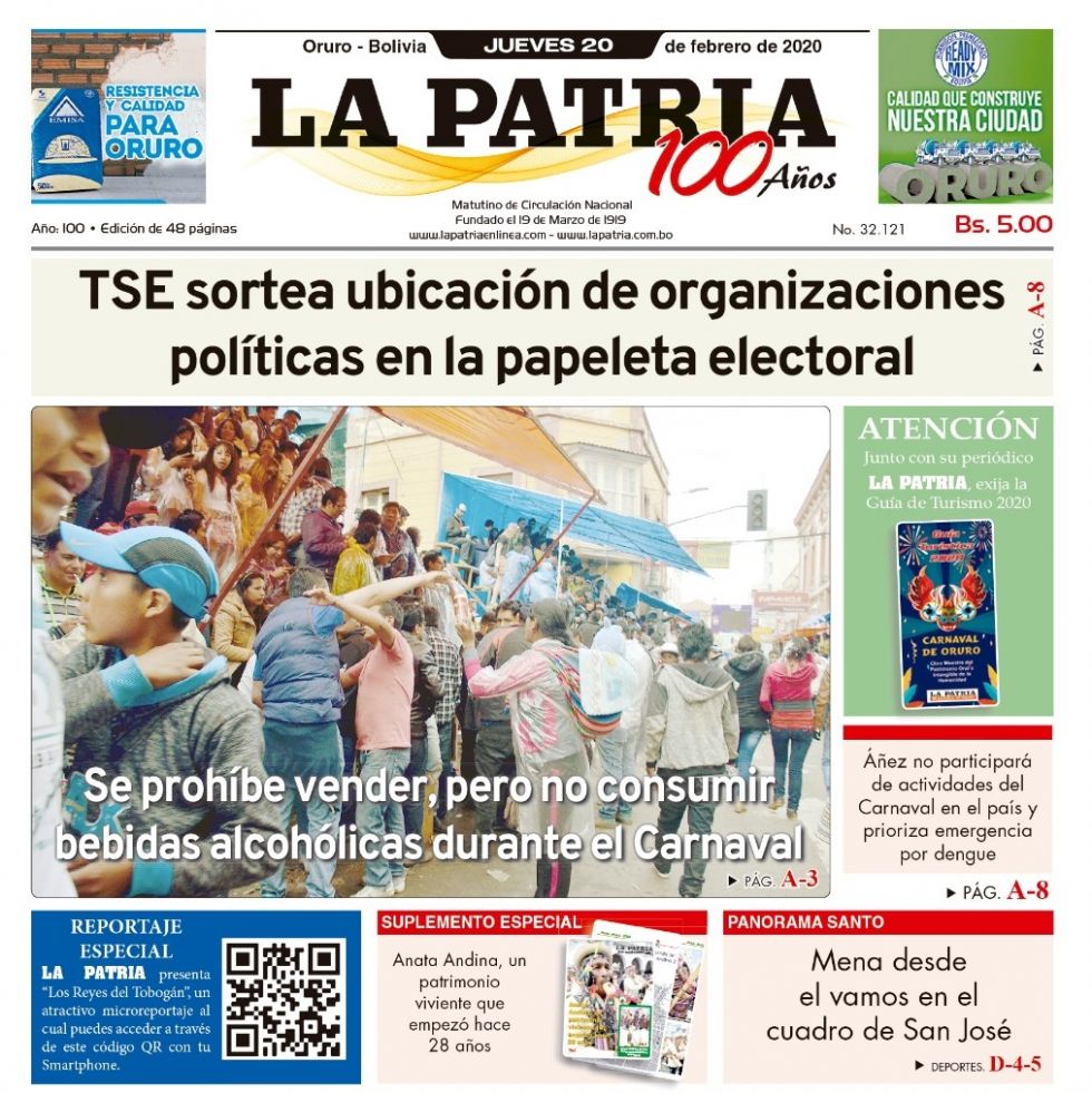 La Patria, Oruro.