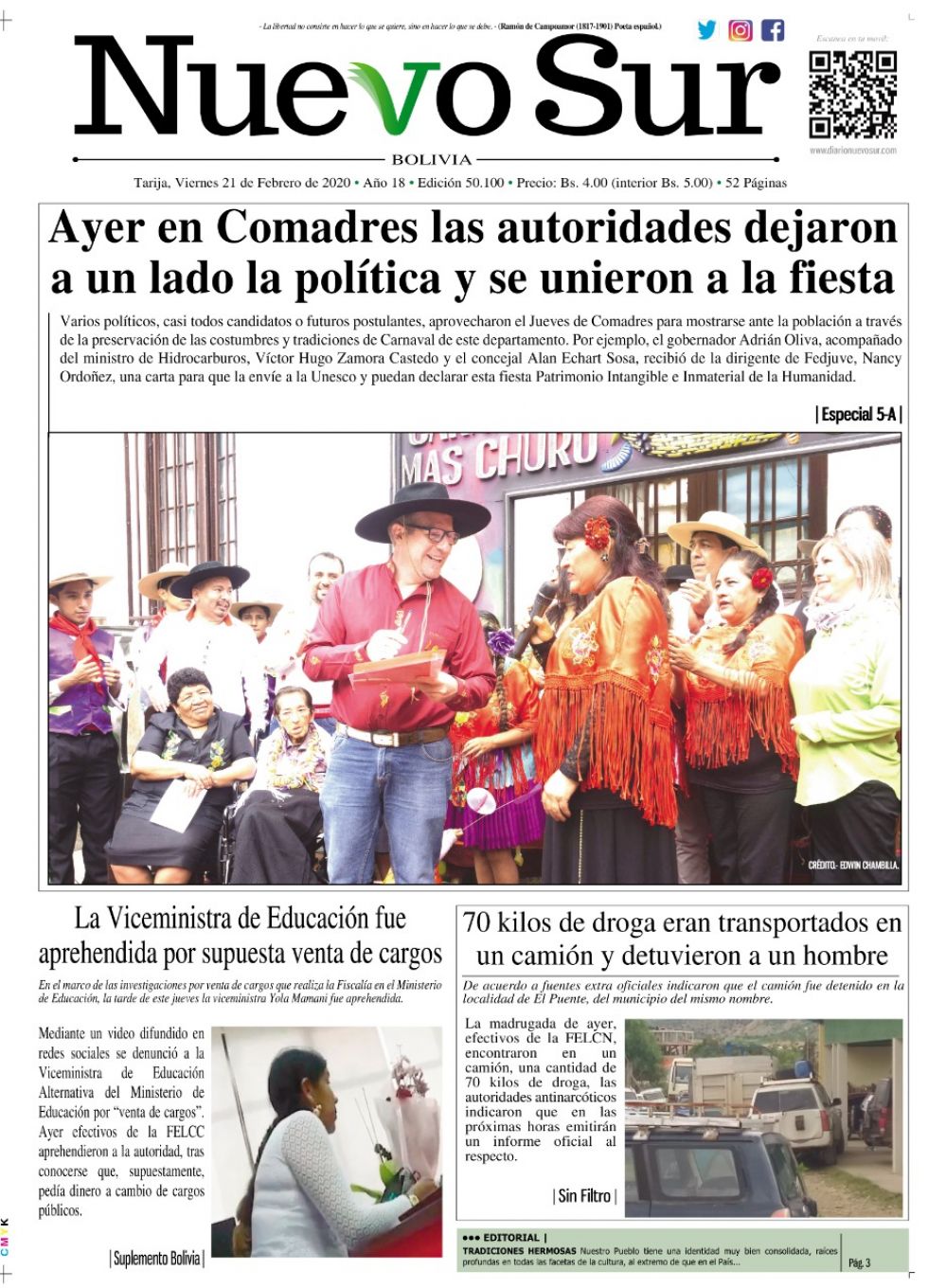 Nuevo Sur, Tarija.