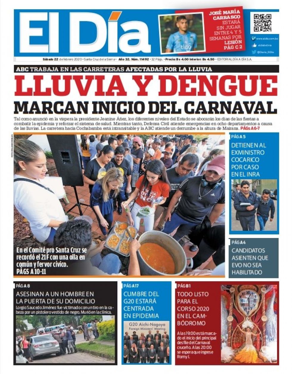 El Día, Santa Cruz.