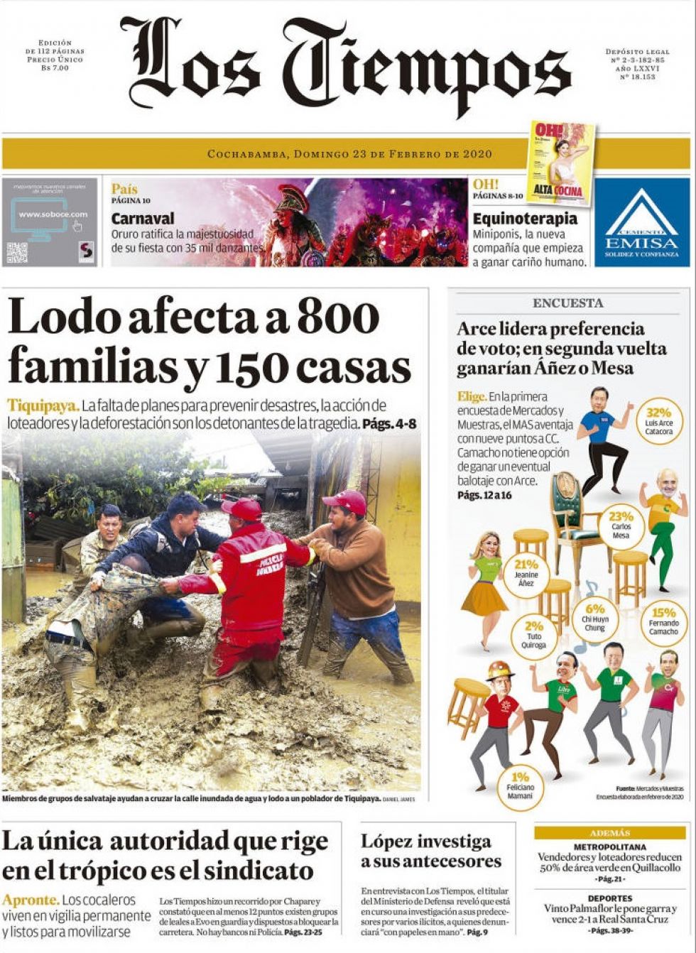 Los Tiempos, Cochabamba.