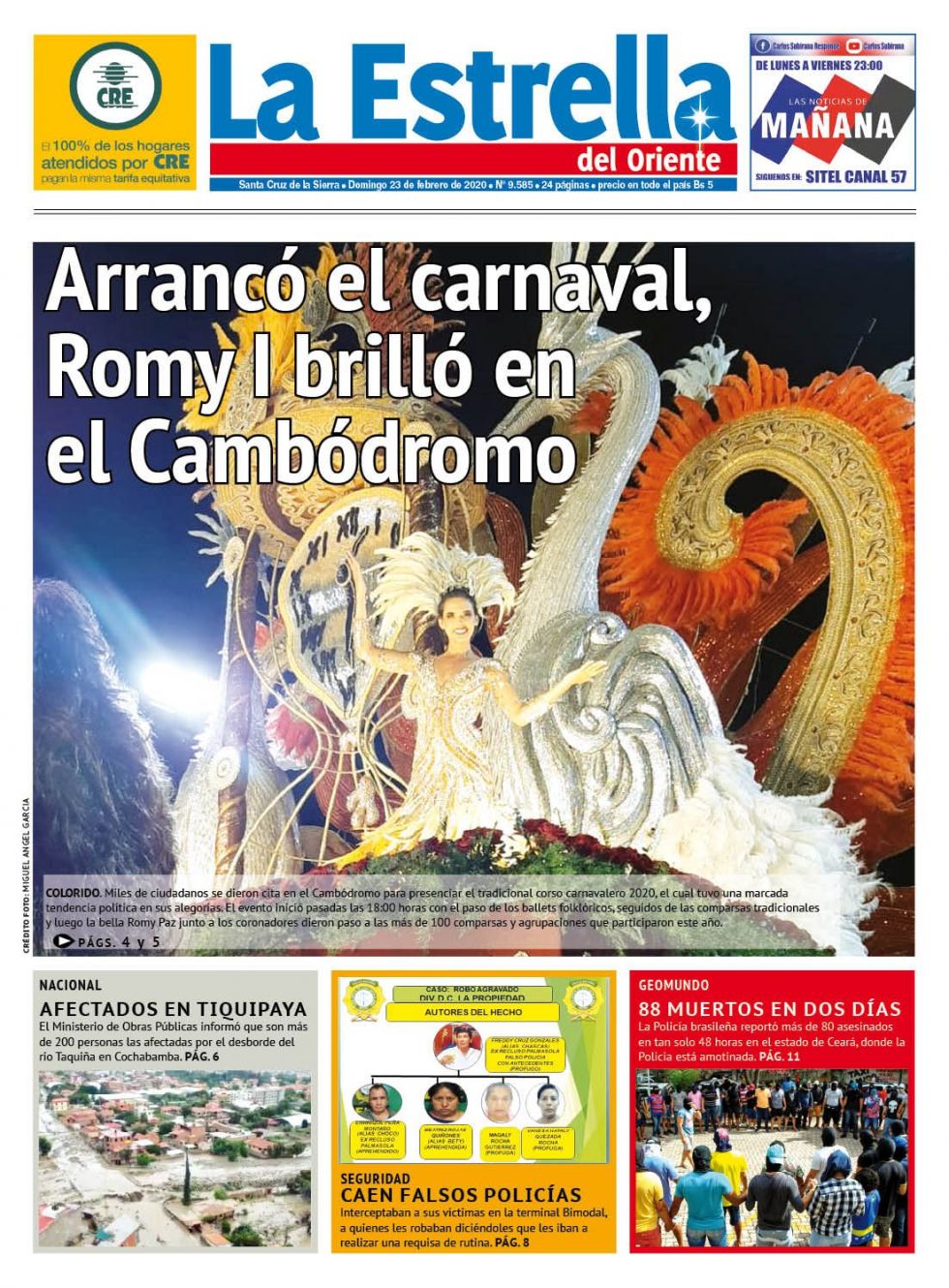 La Estrella del Oriente, Santa Cruz.
