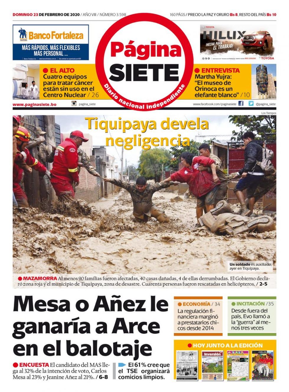 Página Siete, La Paz.