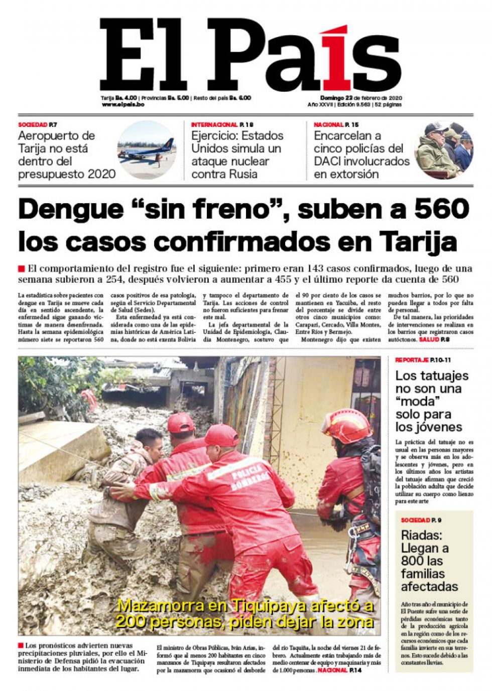 El País, Tarija.