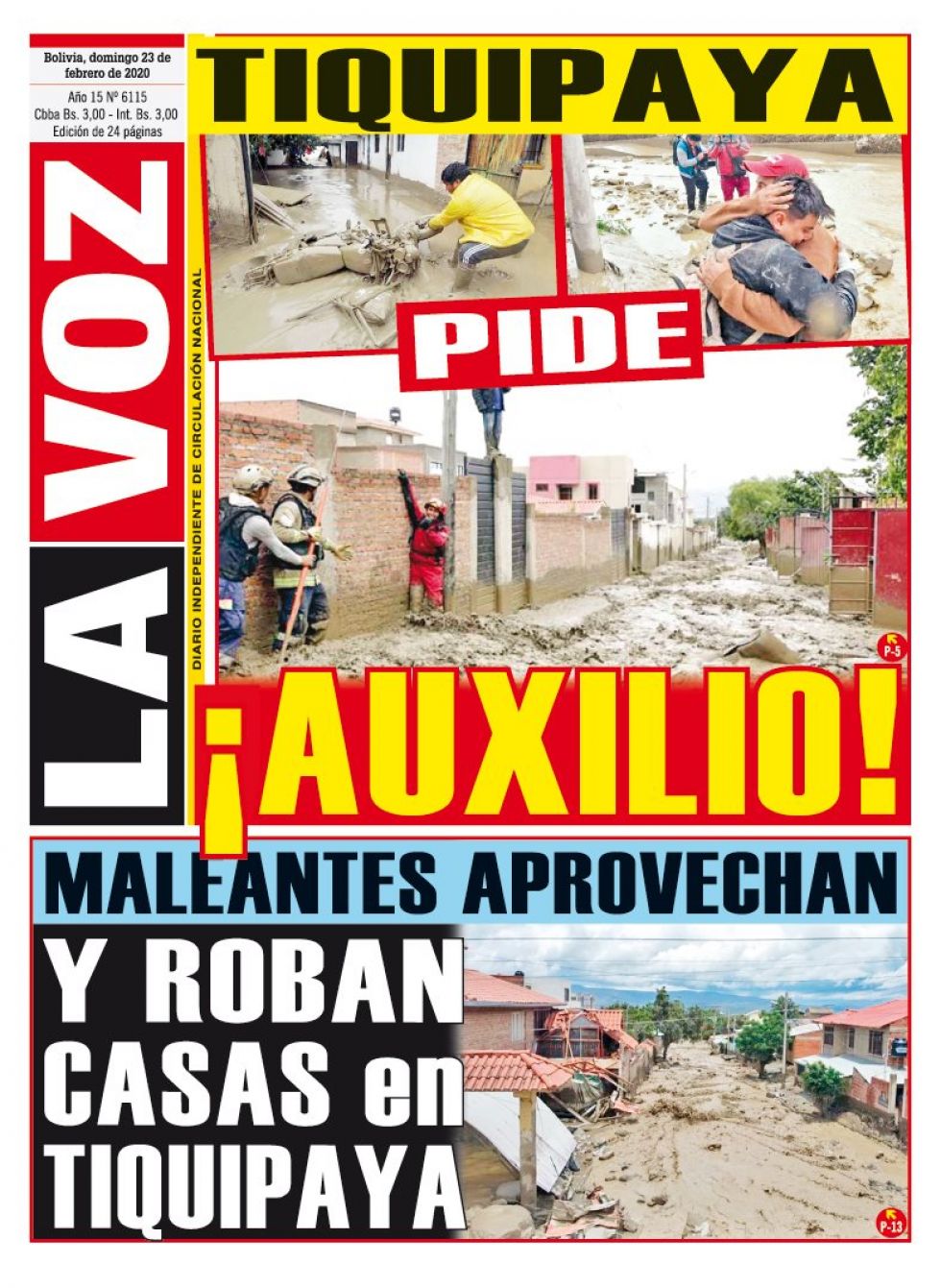 La Voz, Cochabamba.