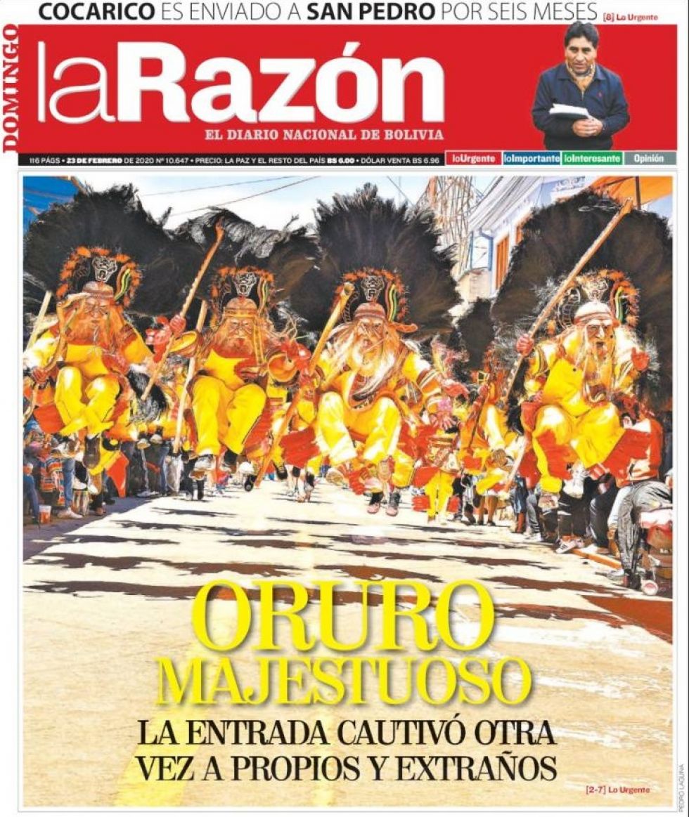 La Razón, La Paz.