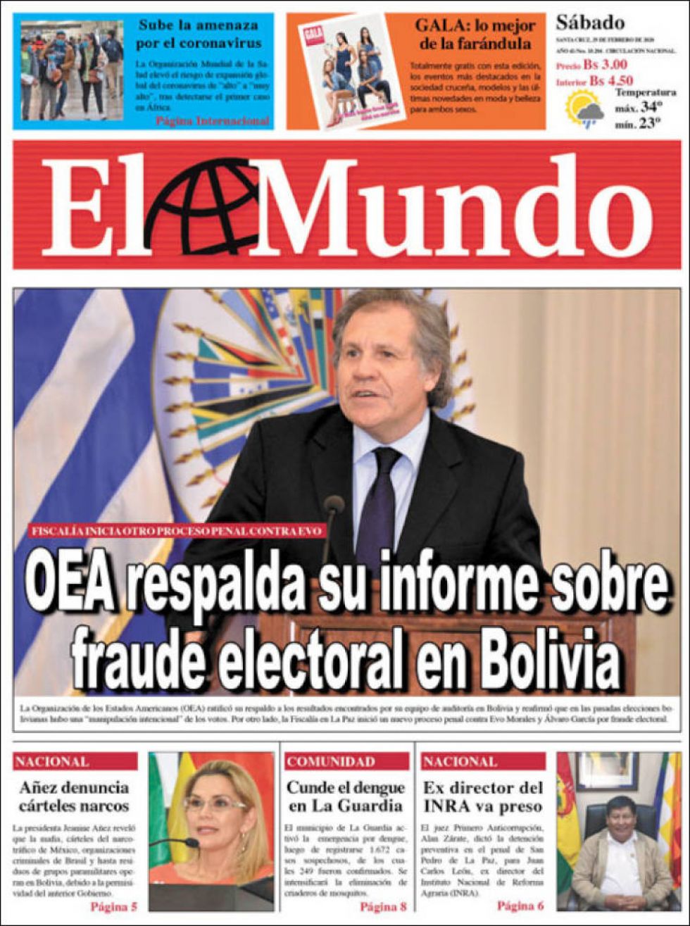 El Mundo, Santa Cruz.