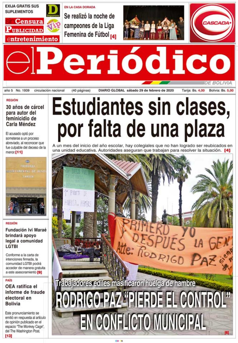El Periódico, Tarija.